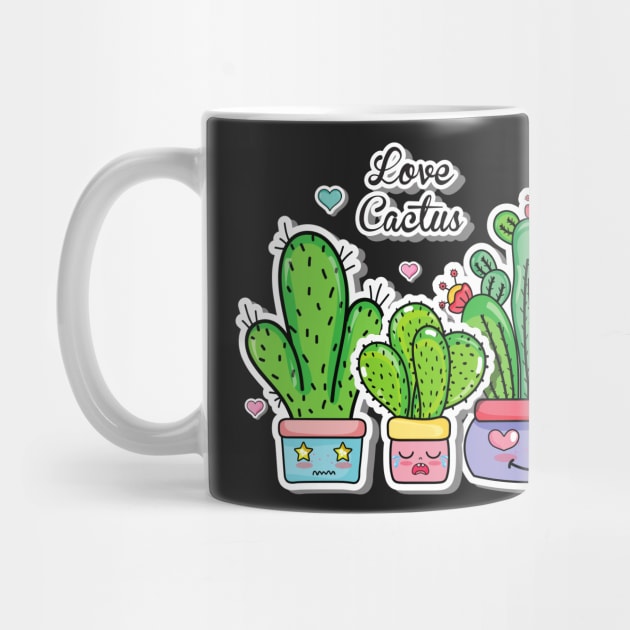 Small Cactus Lover - Love Cactus by gronly